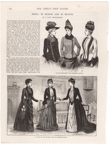 original engravings from The Girl's Own Paper (1888-1890)